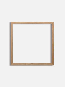 Rama dębowa 40x40 do samodzielnego oprawiania obrazów punch needle